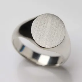 12x10mm Oval Signet Ring