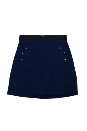 3.1 Phillip Lim - Teal Elastic Waist Skirt Sz 4