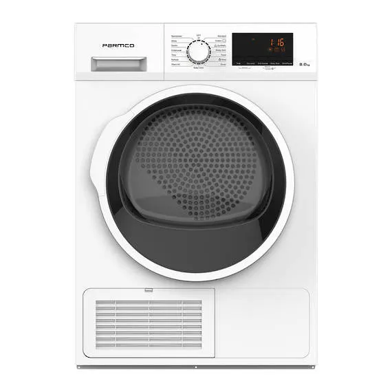 8KG Dryer, Condensor, White DR8WCON