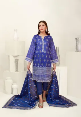 ACE Galleria Digital Printed Lawn Unstitched 3pc Suit ACE 12027