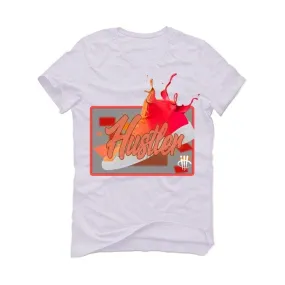 Air Jordan 12 GS Hot Punch White T-Shirt (hustler shoe)