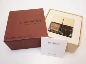 Authentic Pre-owned Louis Vuitton Lv Vernis Ongles Nail Polish Set Gold Brown N08110 210804