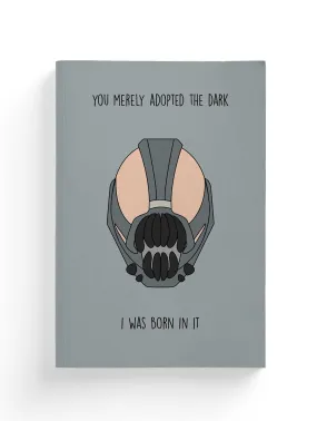 Bane Minimalistic Composition Notebook