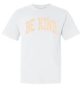 BE KIND Unisex T-Shirt - White   Peach