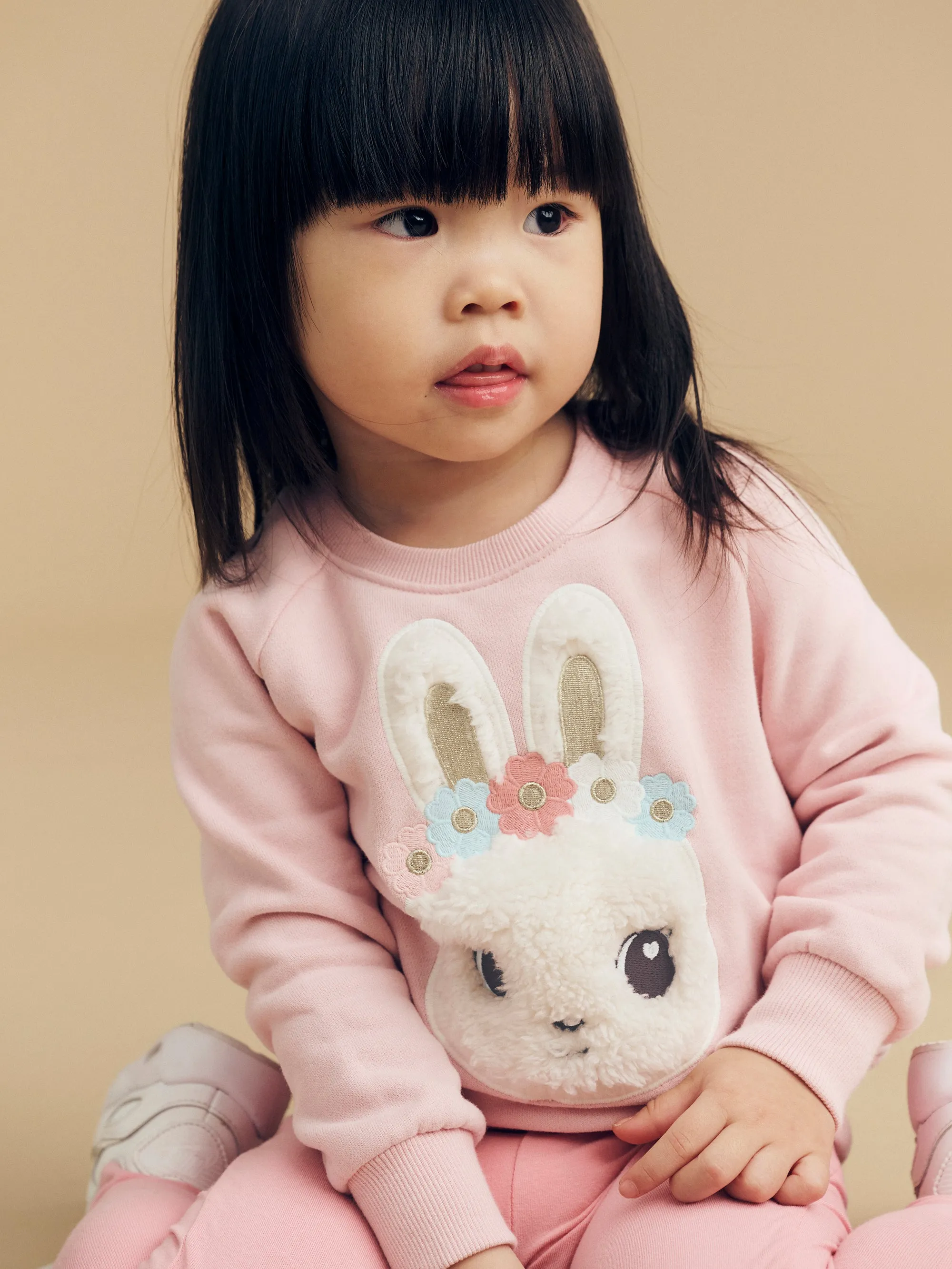 BLOSSOM FUR BUNNY SWEATSHIRT