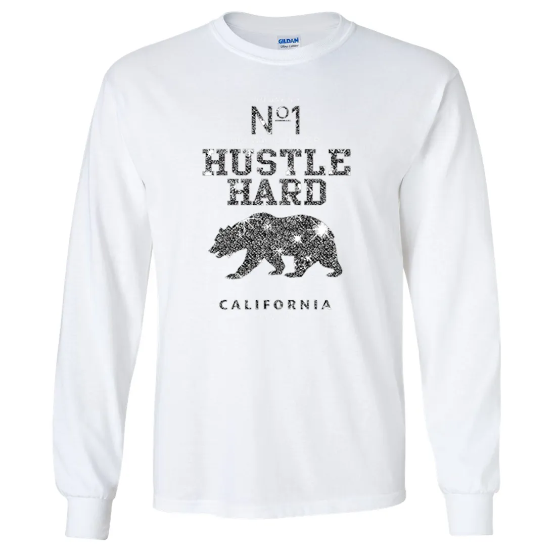 California Hustle Hard Sparkle Long Sleeve Shirt