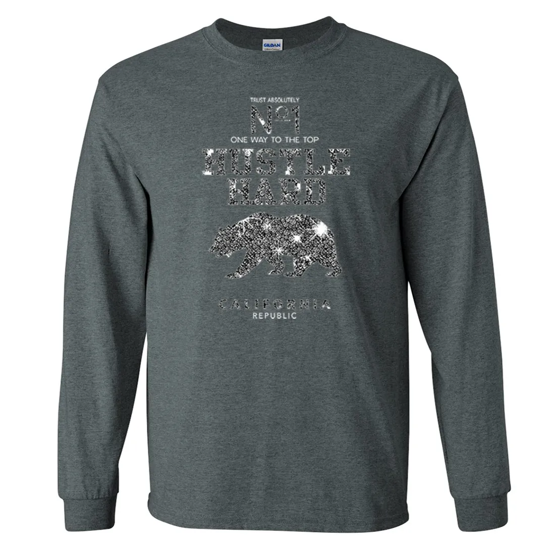 California Hustle Hard Sparkle Long Sleeve Shirt