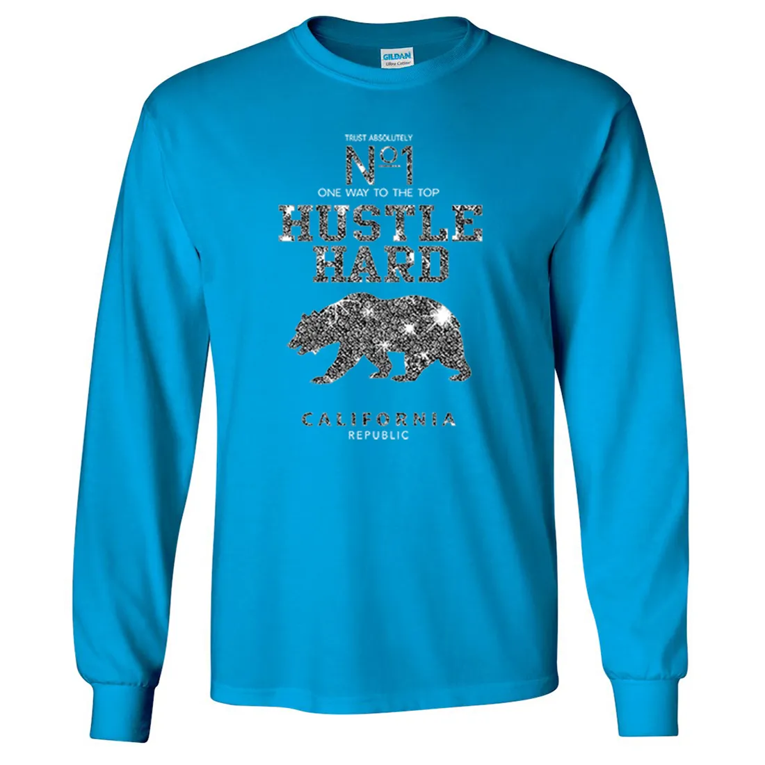 California Hustle Hard Sparkle Long Sleeve Shirt