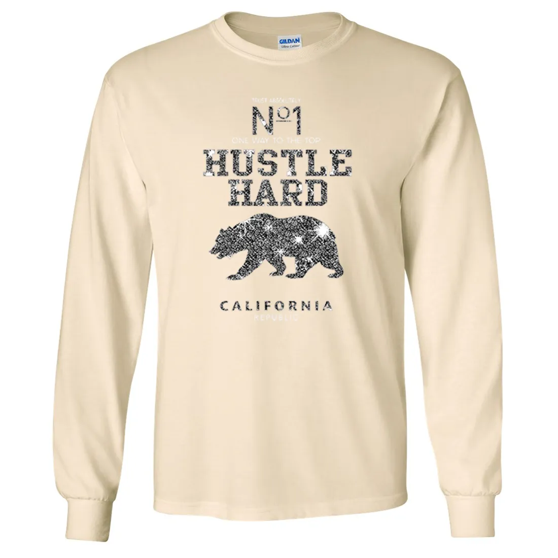 California Hustle Hard Sparkle Long Sleeve Shirt