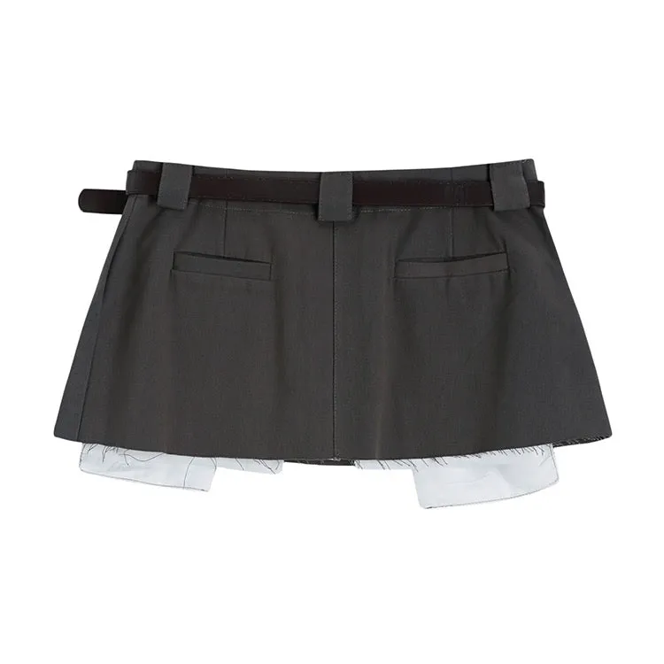 Canvas Belt Skirt