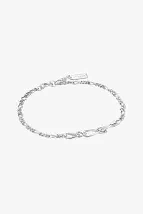 Chain Reaction Fine Silver Chain Bracelet