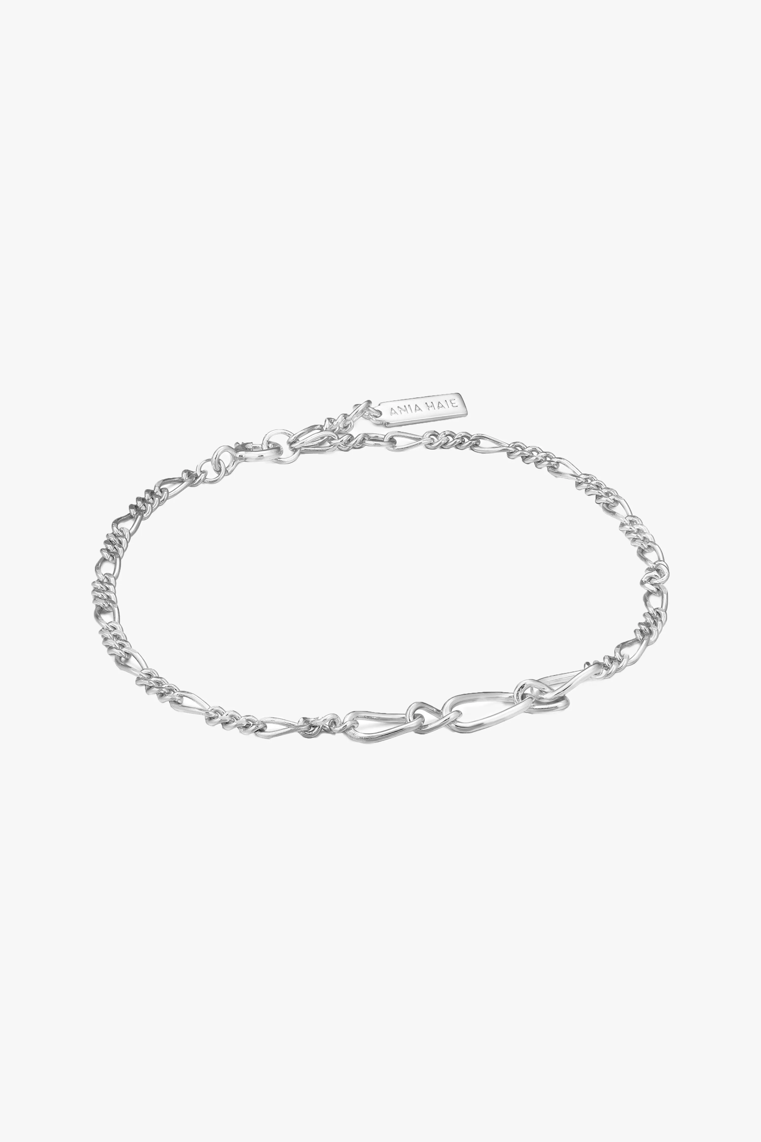 Chain Reaction Fine Silver Chain Bracelet