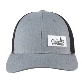 Curved bill PVC Label Richardson 115 Snap Hat Heather Grey/Dark Charcoal