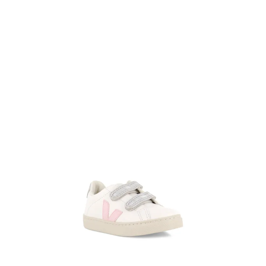 ESPLAR VELCRO KIDS - EXTRA WHITE/PETALE/SILVER