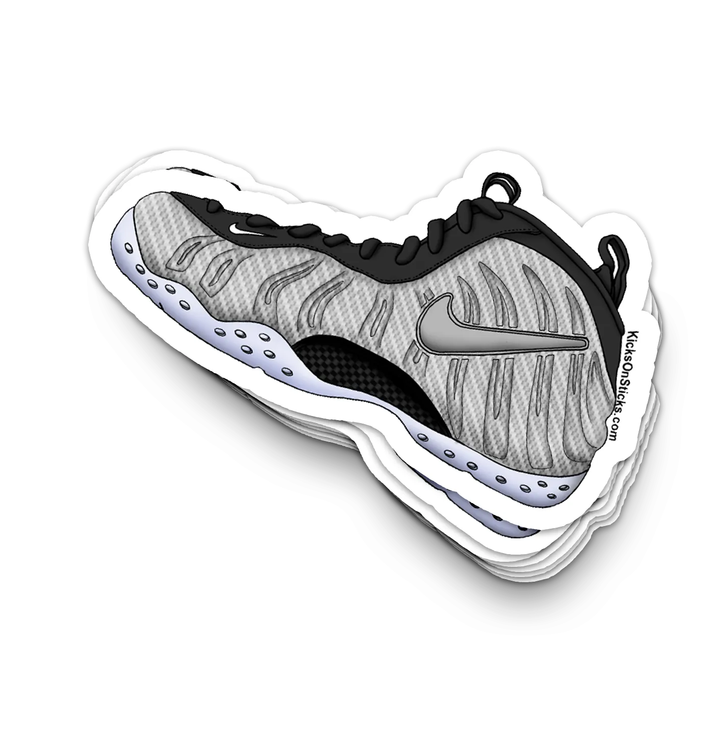 Foamposite Pro "Silver Surfer" Sneaker Sticker