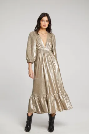 Gold Maxi Dress