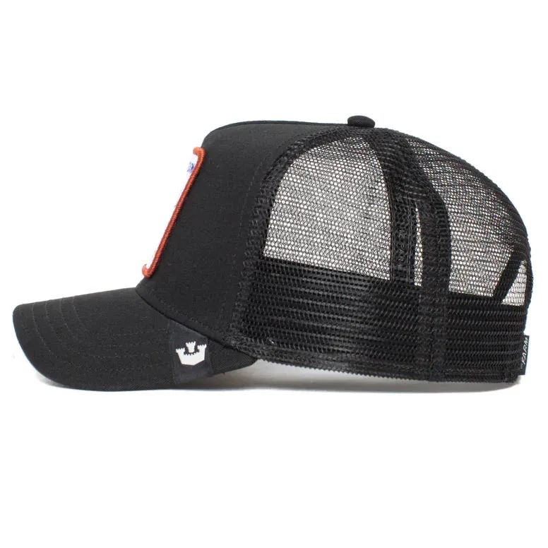 Goorin Bros Freedom Eagle Trucker Hat (Black)