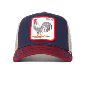 Goorin Bros Rooster The Cock Trucker Hat (Navy)