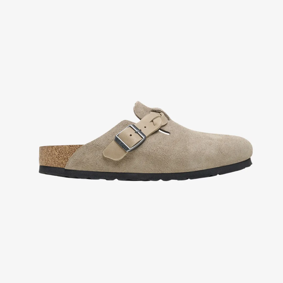 gradeschool birkenstock boston braided (taupe)