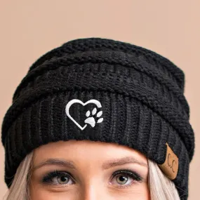 Heart Paw Classic CC Beanie