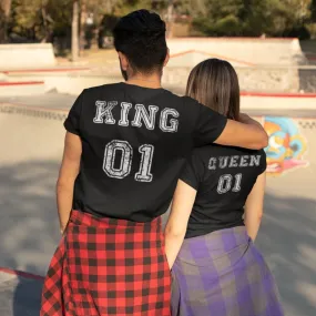 King And Queen 01 Matching T-Shirts