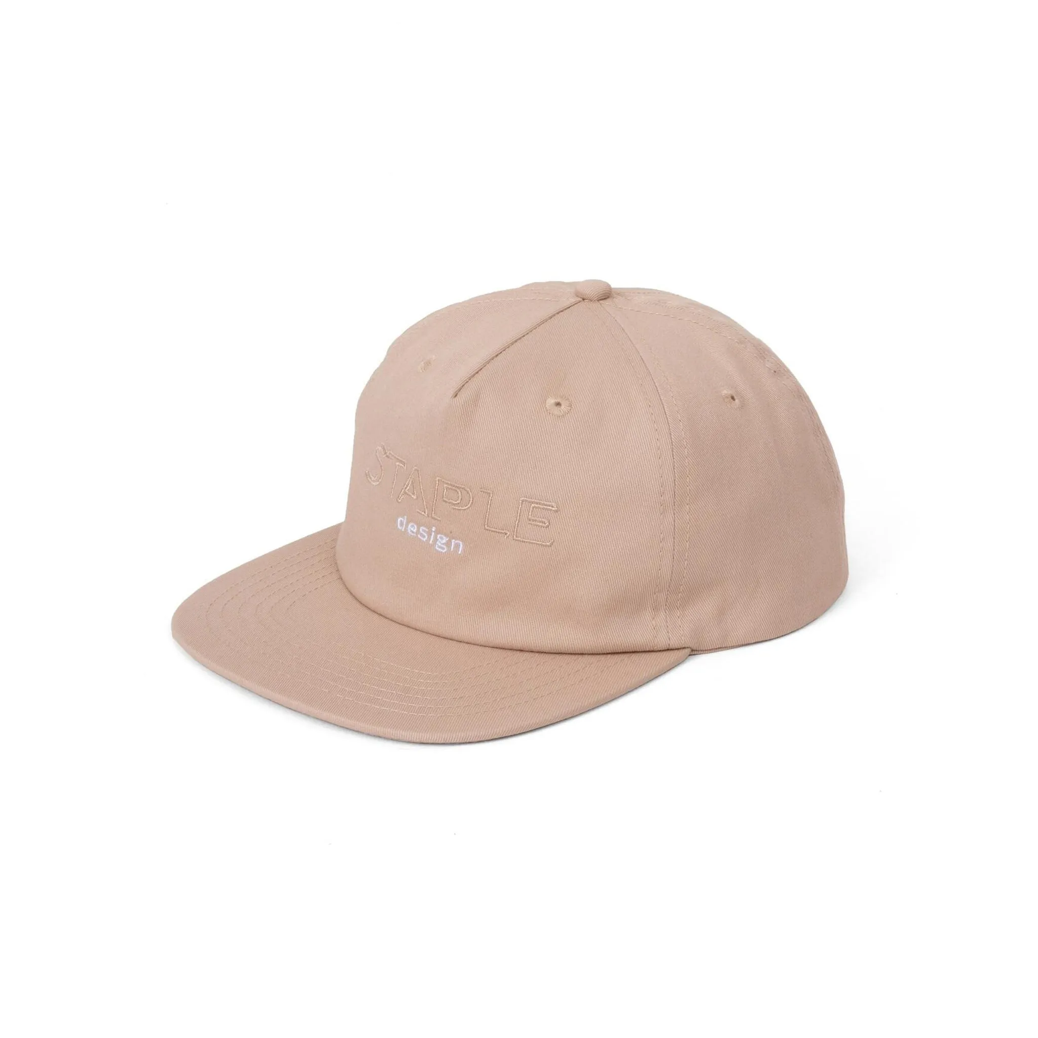 Line Logo Twill Cap (Khaki)