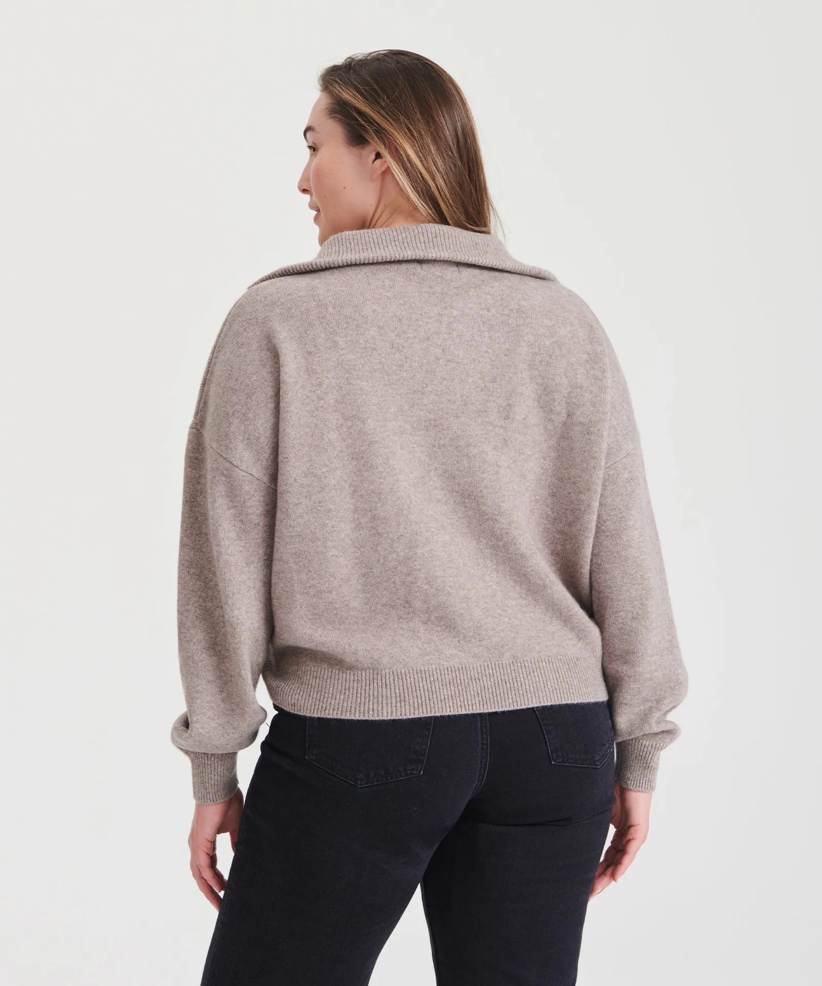 Luxe Cashmere Quarter Zip