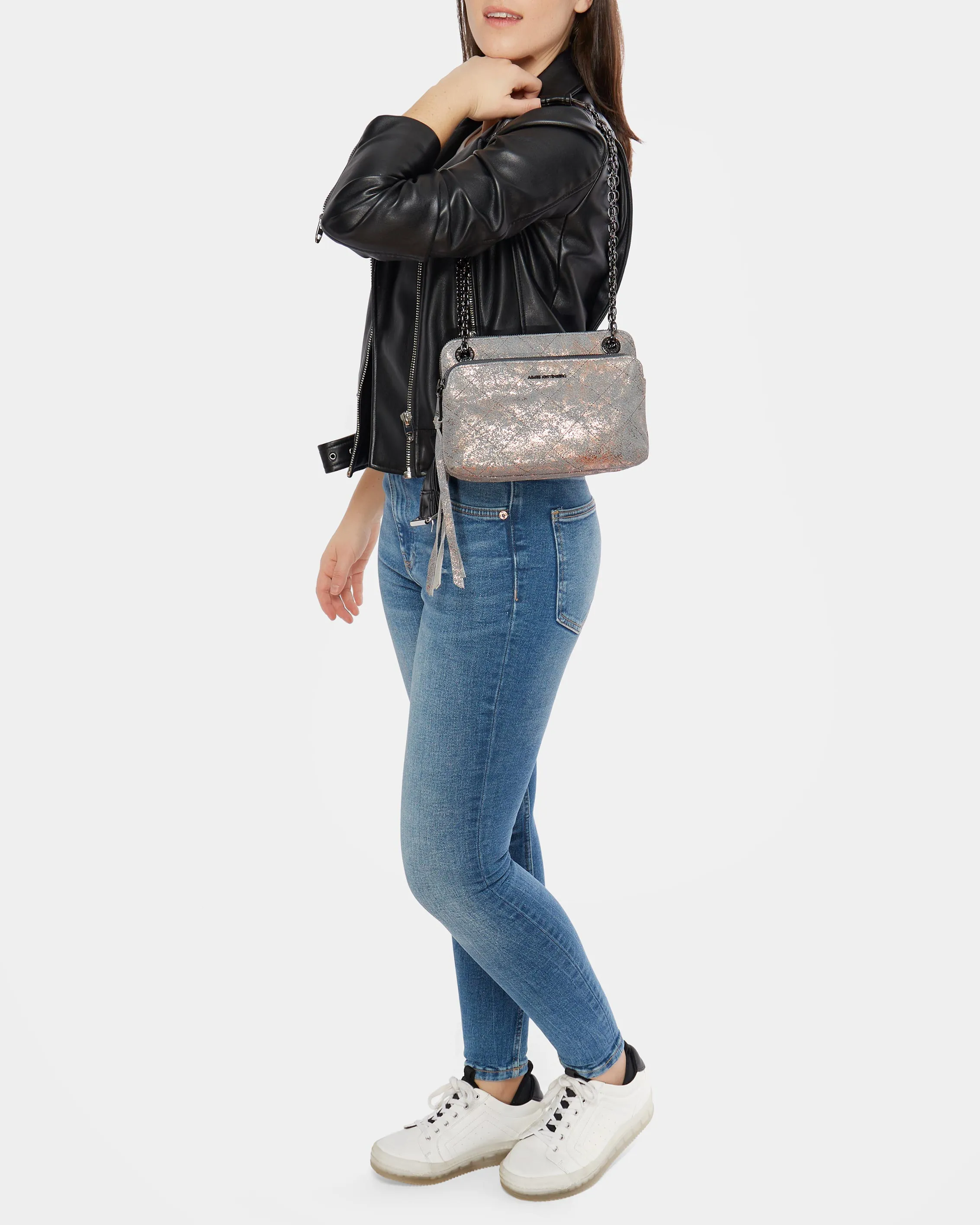 Maven Quilted Double Crossbody