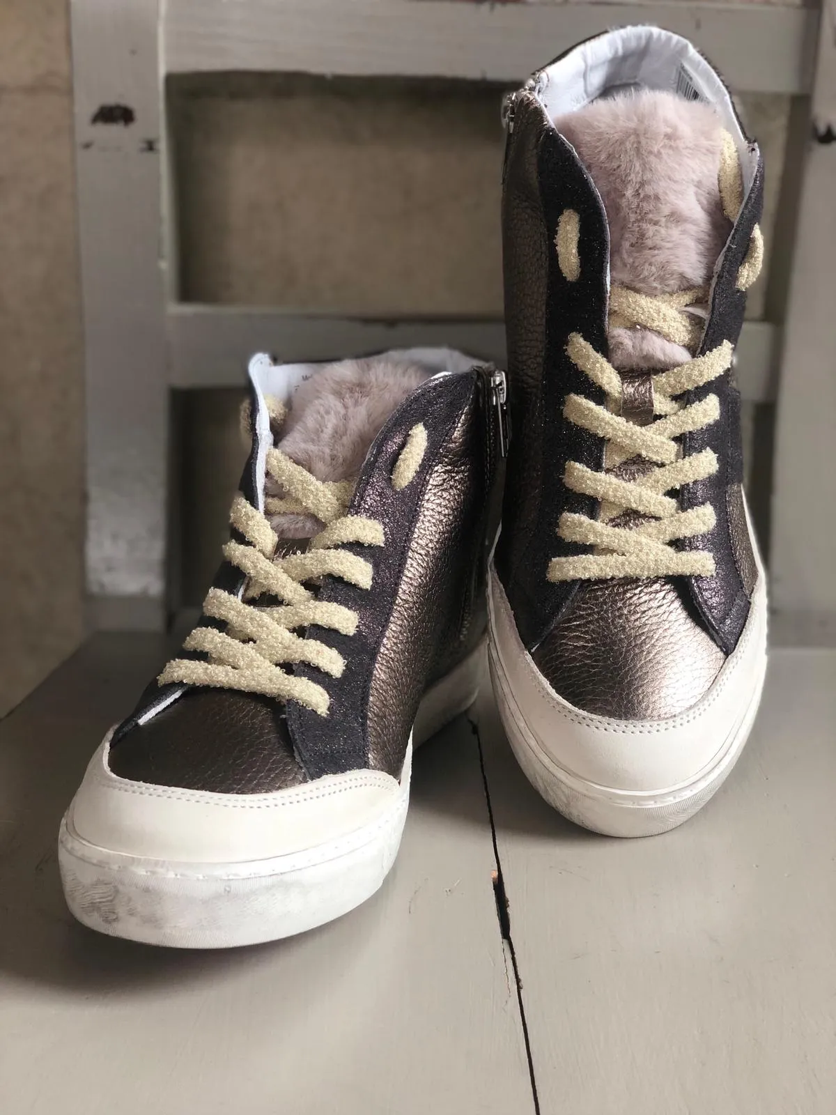 MELINÈ Sneaker Hightop Bronze