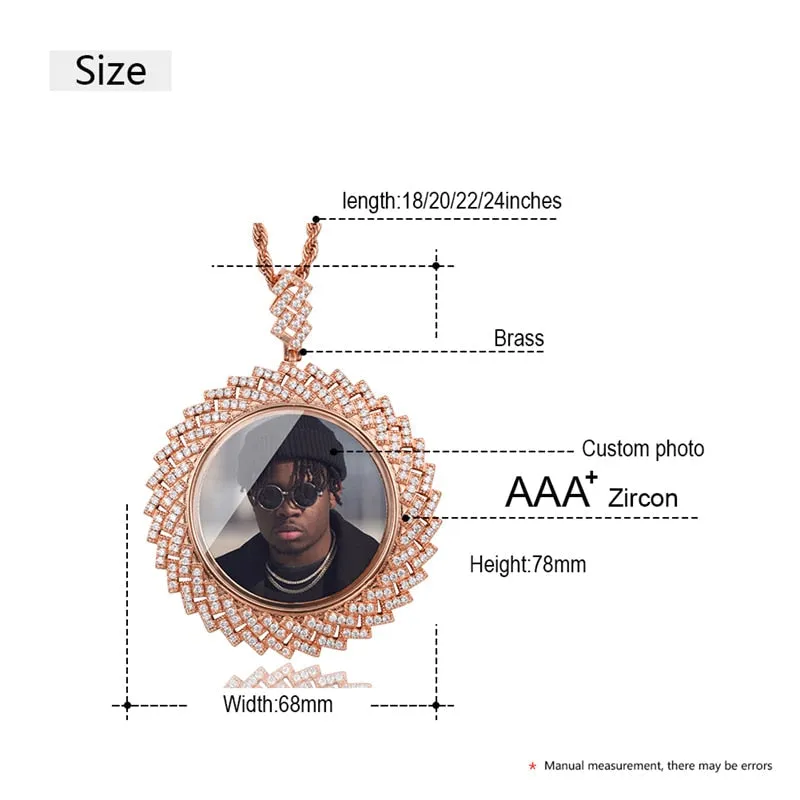 Memory Necklace-Memorial Necklace With Picture-Picture Pendant