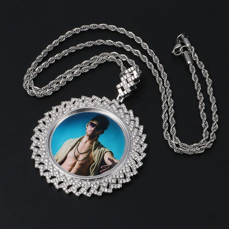 Memory Necklace-Memorial Necklace With Picture-Picture Pendant