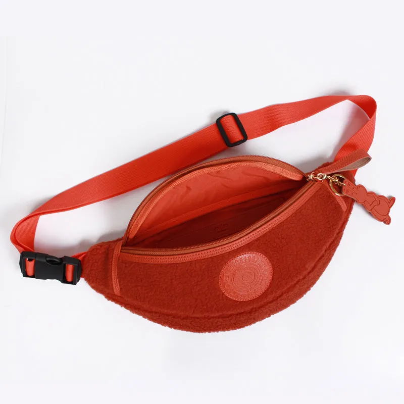 mild sling fanny pack red