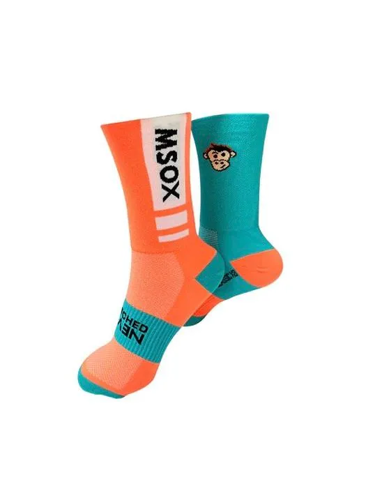 Monkey Sox Classic X8 Sport | Orange & Blue