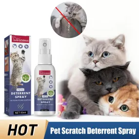 Pet Scratch Deterrent Spray Cat Anti Scratch Furniture Sofa Protector Natural Plant Extracts Safe Pet Stop Scratching Spray 50ml