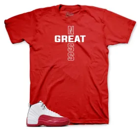 Retro 12 Cherry Greatness Cross Shirt