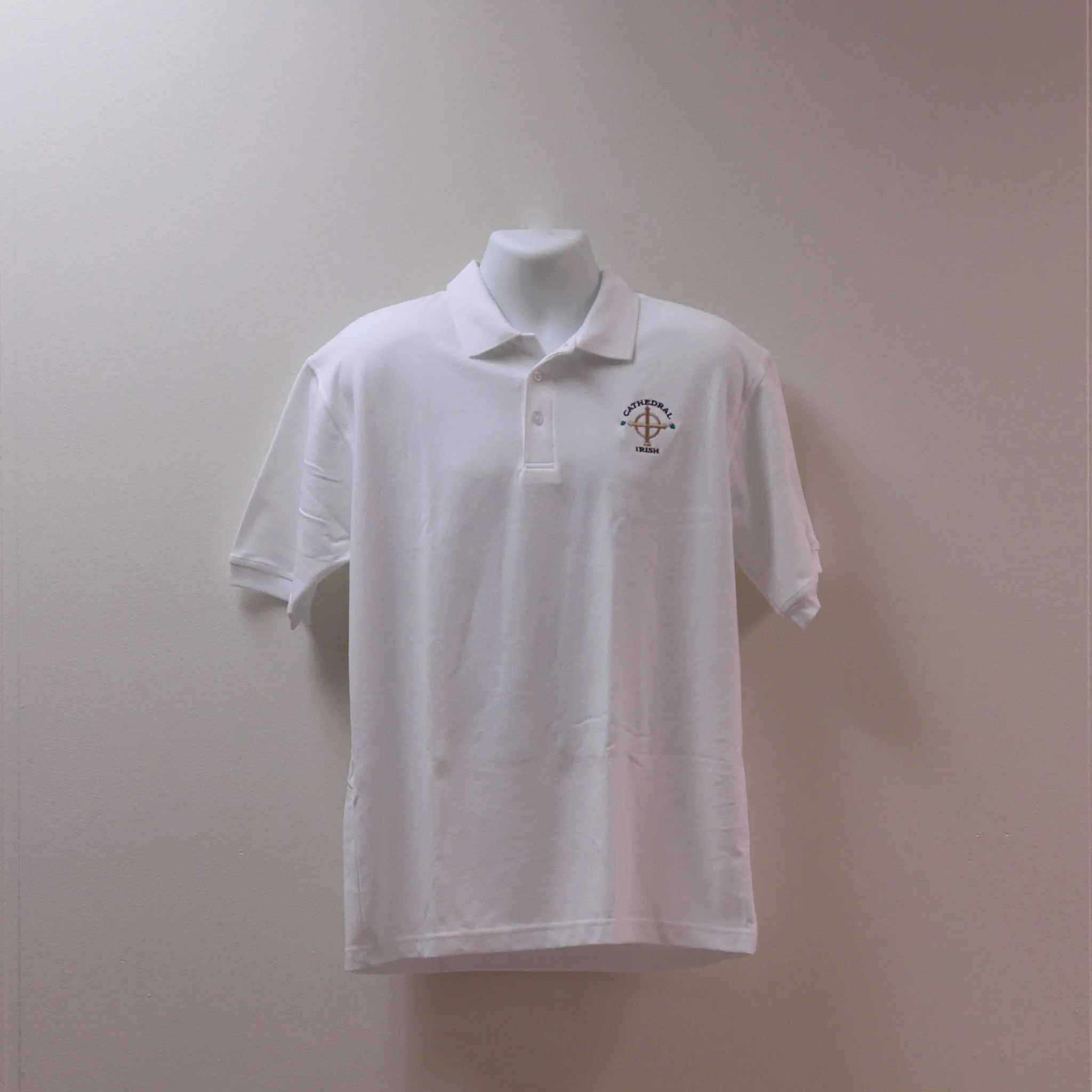 Short Sleeve Uniform Polo White