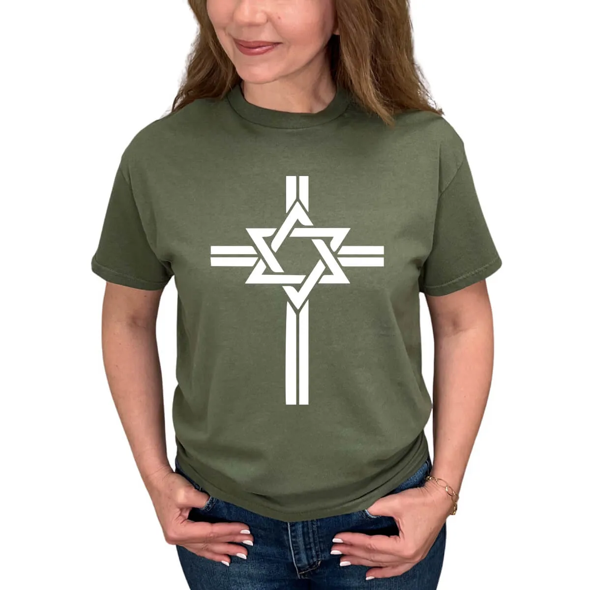 Star Of David Cross T-Shirt