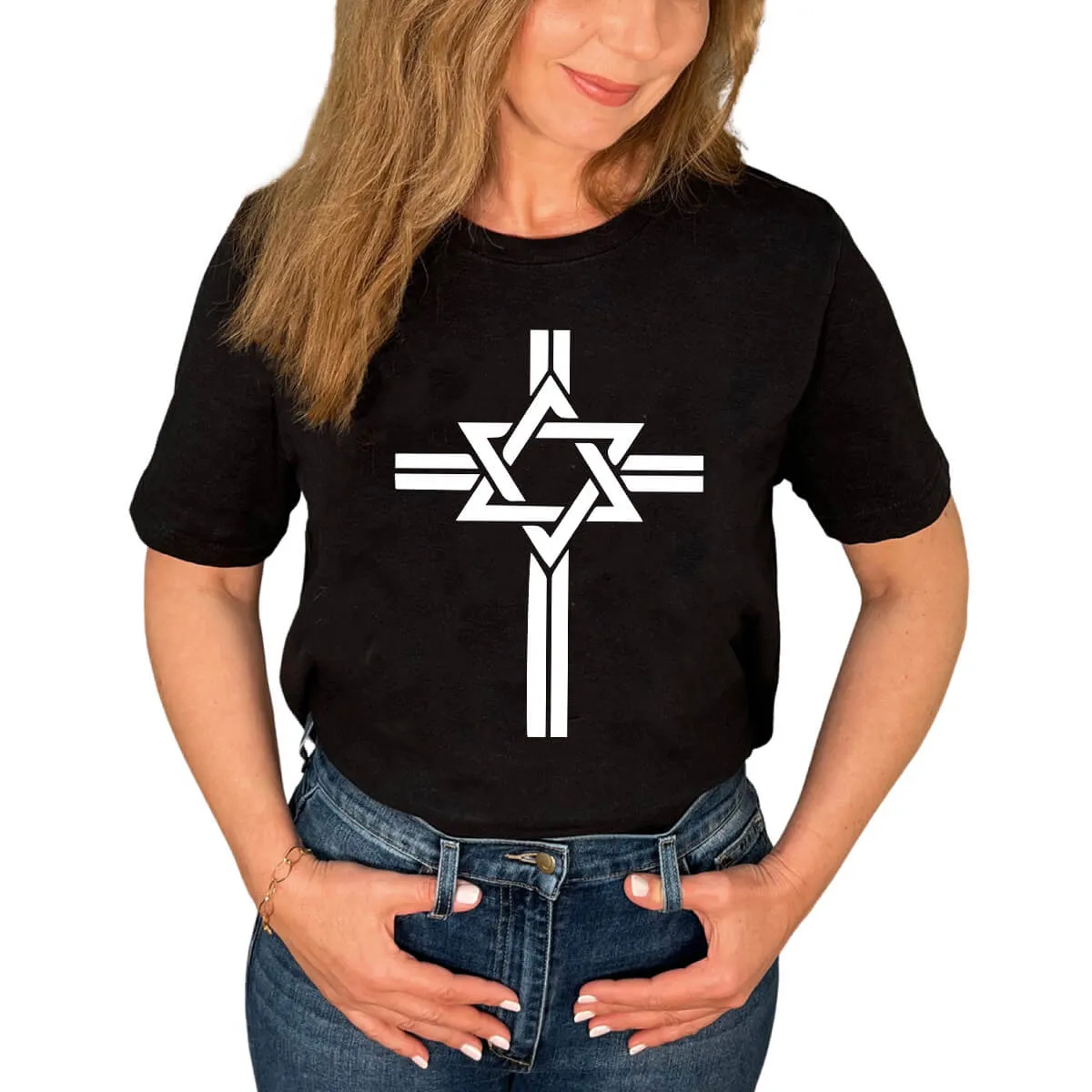 Star Of David Cross T-Shirt