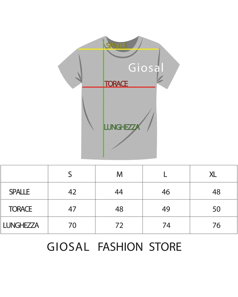 T-Shirt Uomo Manica Corta Bianca Tinta Unita Girocollo Toppe Casual TS2652A GIOSAL