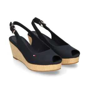 Tommy Hilfiger Elba Slingback Wedge Navy