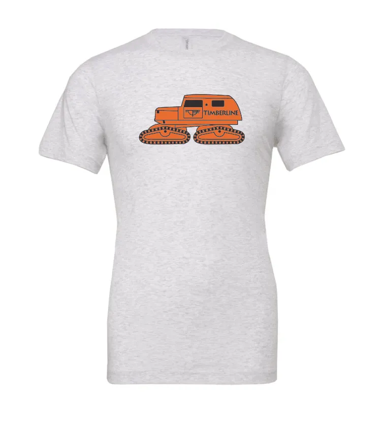 Tucker Snowcat Adult Short Sleeve T-Shirt - Grey