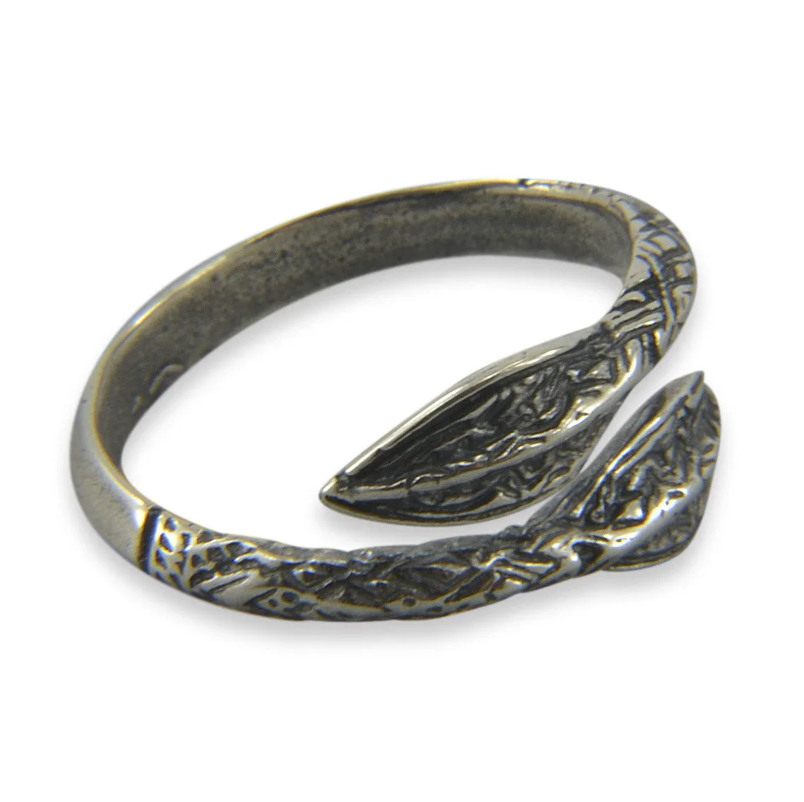 Viking Spearhead Ring Sterling Silver