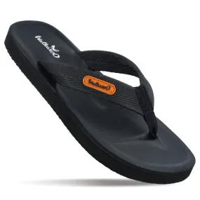 Walkaroo Gents Flip Flop Thong  - WC4228 Black