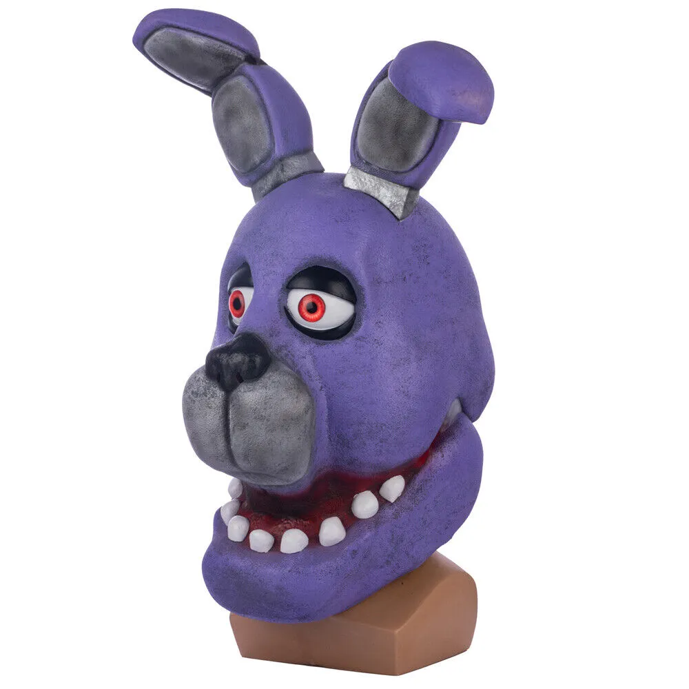 Xcoser Five Nights at Freddy's Bonnie Rabbit Cosplay Masken Latex Vollkopf Erwachsene Halloween