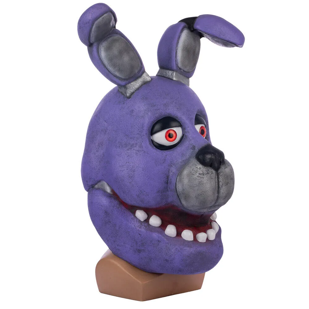 Xcoser Five Nights at Freddy's Bonnie Rabbit Cosplay Masken Latex Vollkopf Erwachsene Halloween