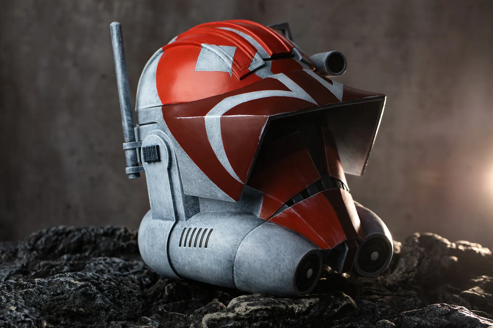 Xcoser Star Wars The Clone Wars 332nd Vaughn Clone Trooper Helm Halloween Cosplay Helm für Erwachsene