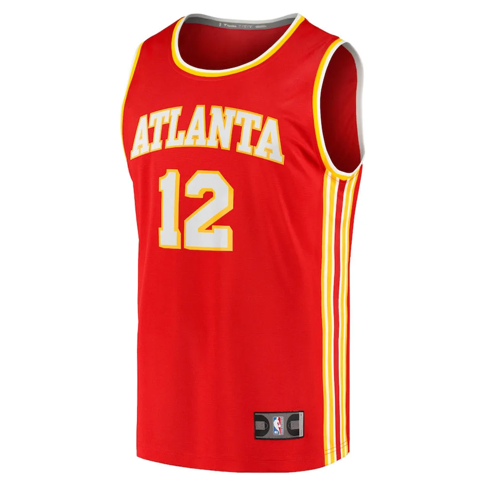 Youth Atlanta Hawks De'Andre Hunter Icon Edition Jersey - Red